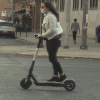 Example of e-scooter riders